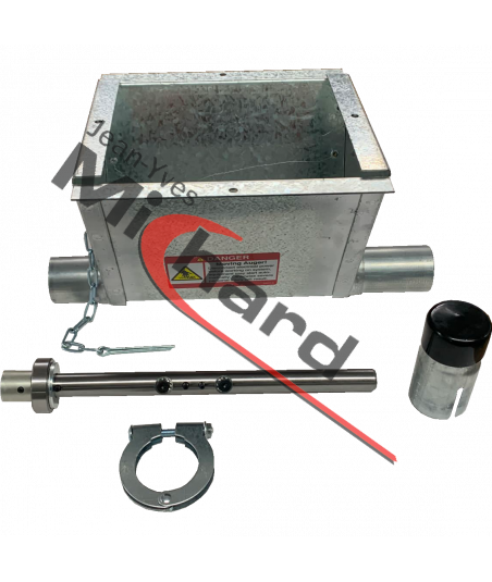 Embase sous trémie Ø45 complète