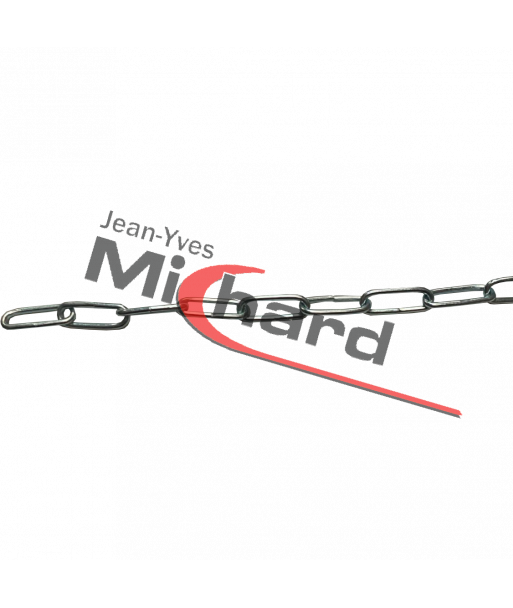 Chainette Ø2,5 acier galvanisé au ML