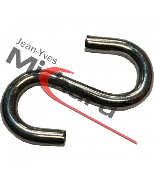 Crochet esse Ø6 acier zingué