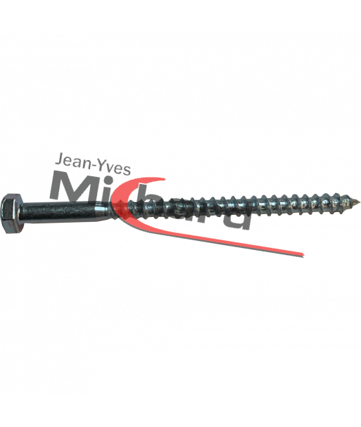 Tirefond 8X120 acier zingué