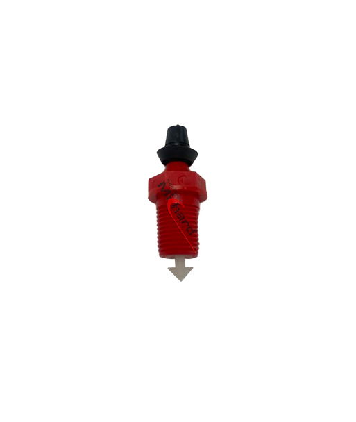 Clapet rouge avec ressort