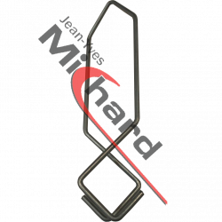 Crochet de suspension 25X25