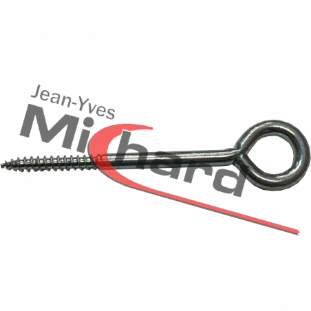 Piton à visser à oeil fermé Ø7X100