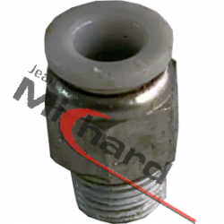 Raccord droit Ø6 R1/4