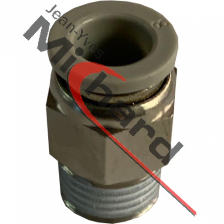 Raccord droit Ø8 R1/4