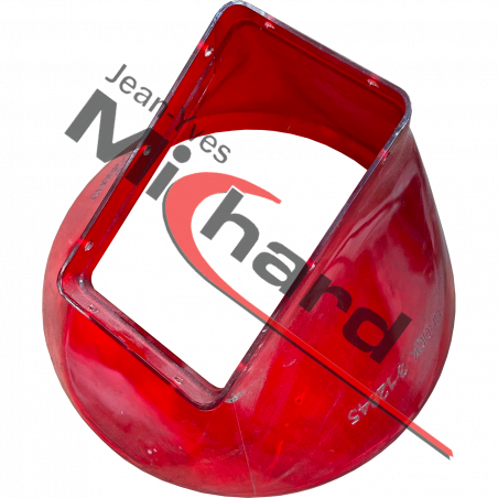 Embase plastique 30° transparente