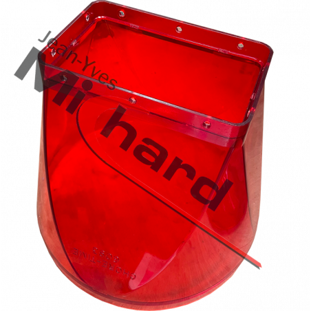 Embase plastique horizontale transparente