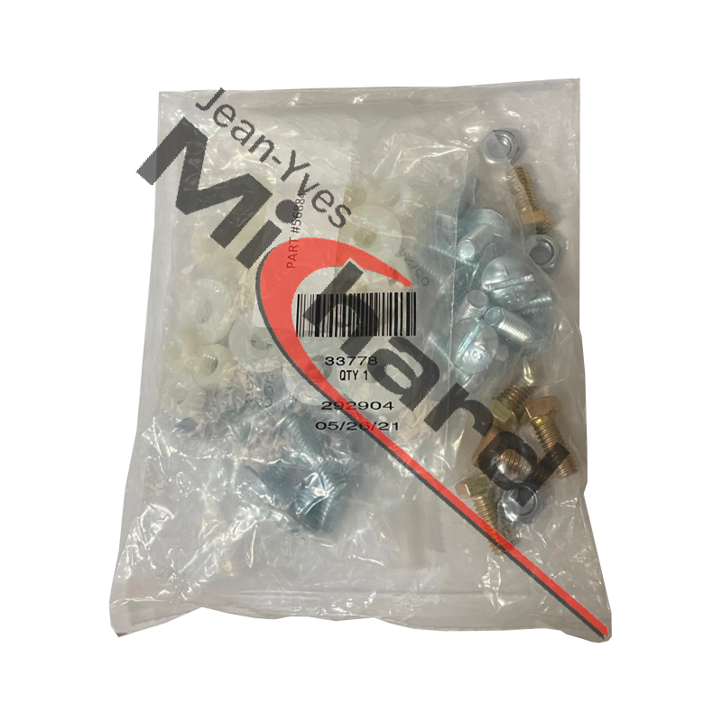 Kit vis et écrous plastique pour boitard