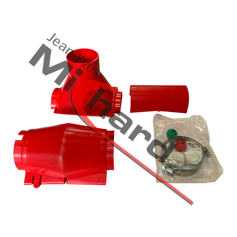 Sortie à obturation Ø90