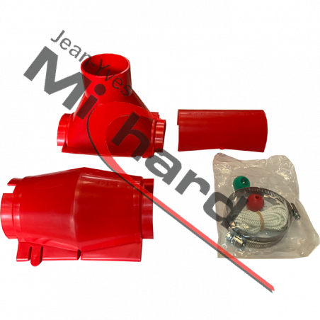 Sortie à obturation Ø90