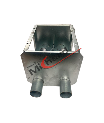 Boitard double Ø55 nu