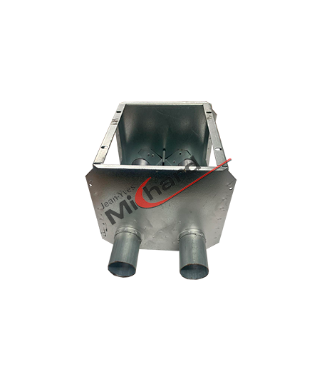 Boitard double Ø55 nu