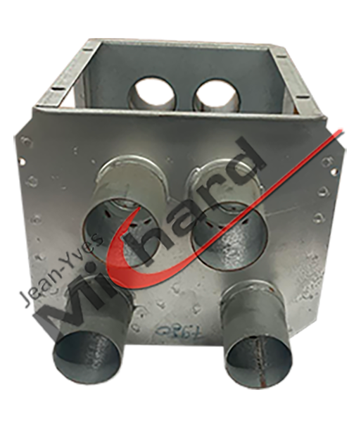 Boitard quadruple Ø55 nu